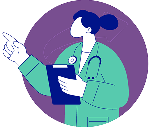Ilustração de médico
